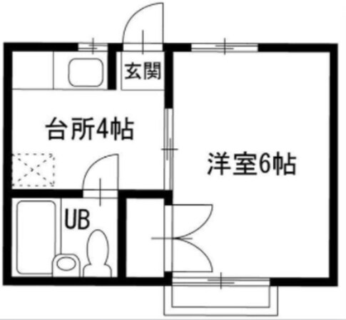 クレージュハイツの物件間取画像